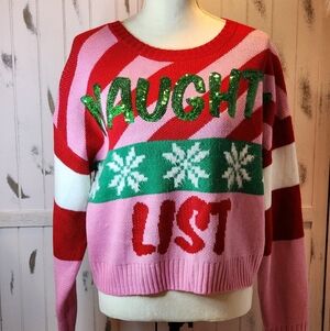 33 Degrees Naughty List Christmas Sweater